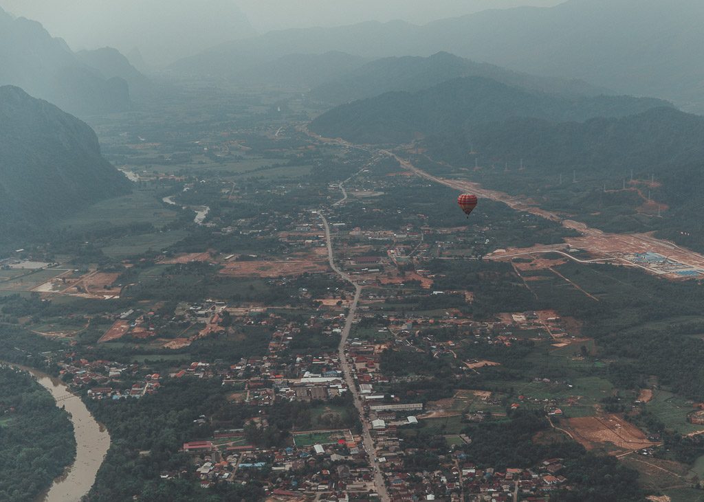 Hot Air Ballooning Vang Vieng