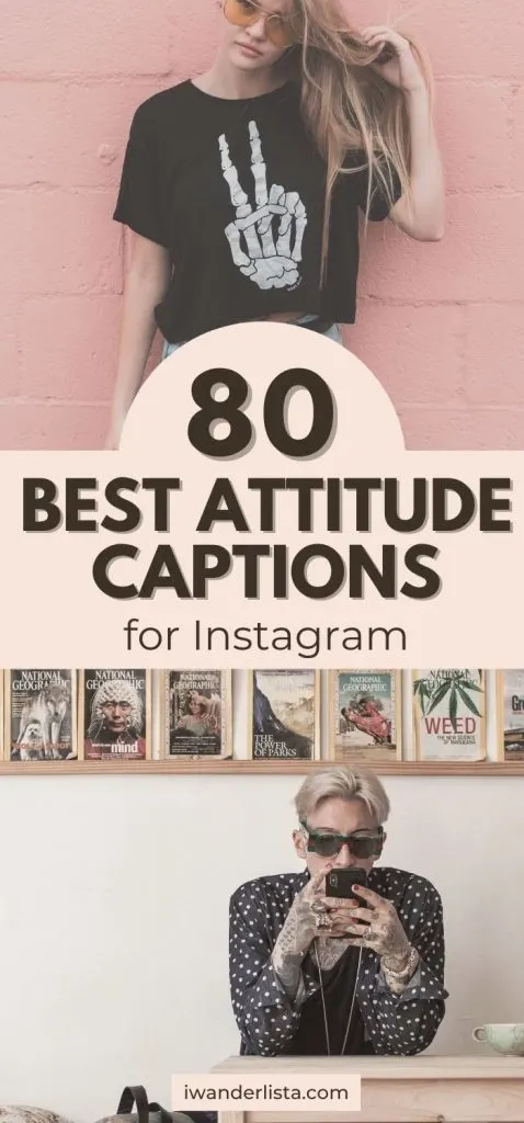 Attitude captions for instagram