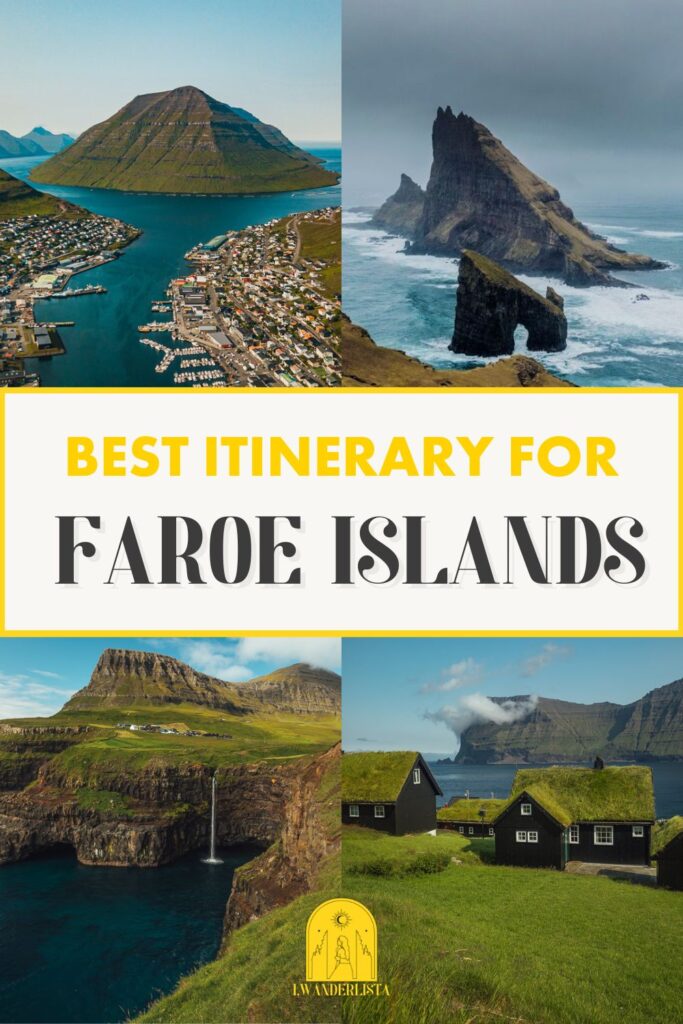 Faroe Islands itinerary pin