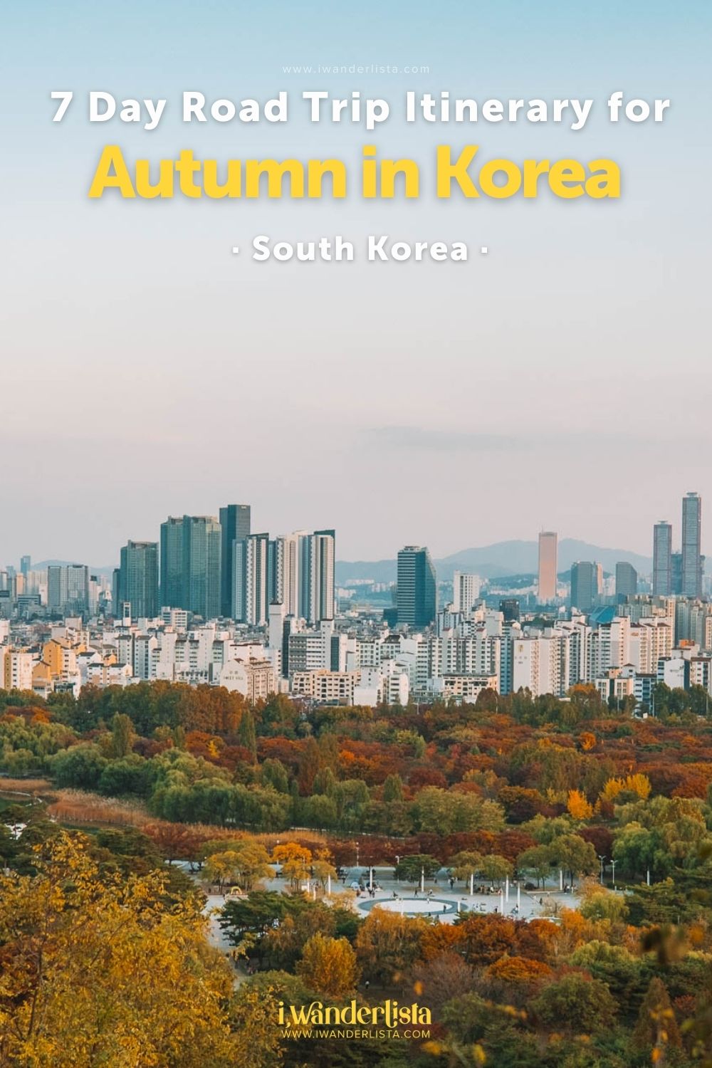 Autumn in Korea pin 2
