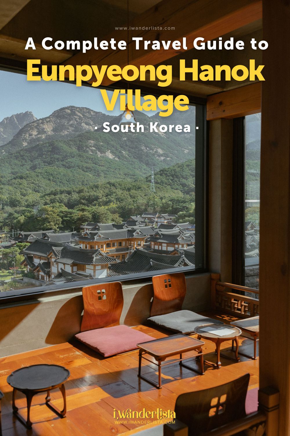 Eunpyeong hanok village pin1
