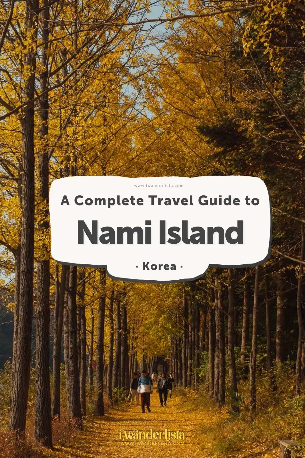 Nami Island pin 1