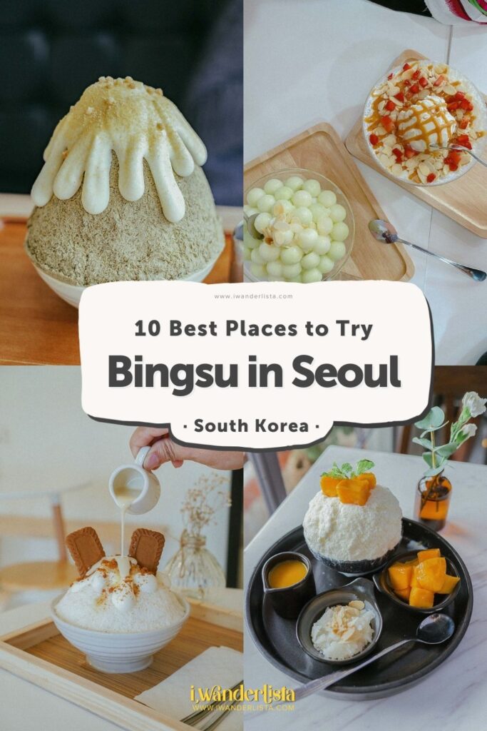 Bingsu in seoul korea